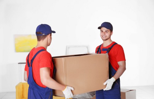 Man With Van Selhurst team preparing safely for a moving job