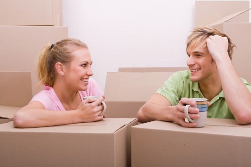 Commercial moving team planning a relocation in Selhurst