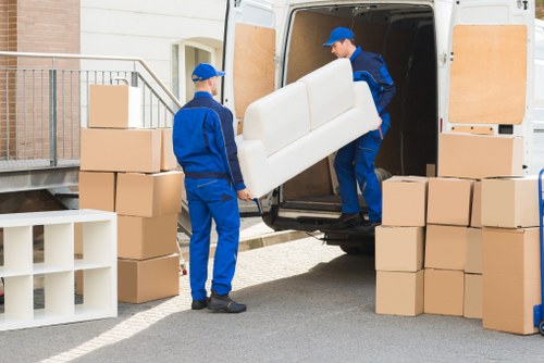 Selhurst home moving team planning a residential relocation on a local street