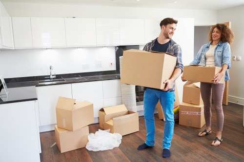 Local removals team handling furniture near Selhurst homes