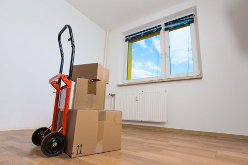 Office moving equipment for a commercial removals job in Selhurst