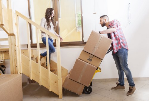 Loading furniture and boxes for a Selhurst move