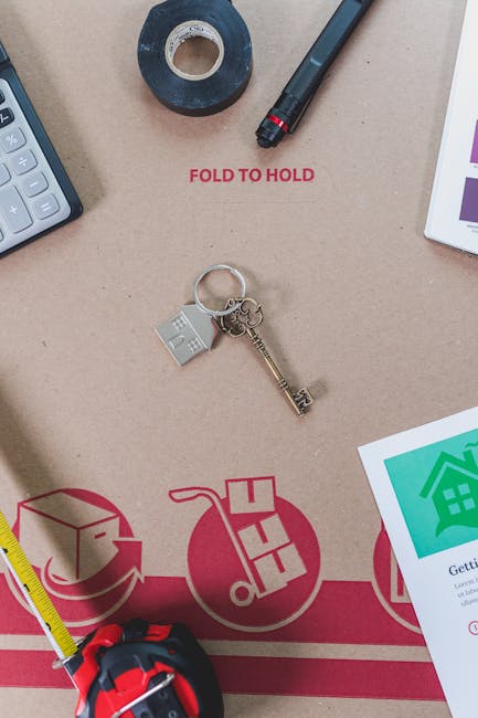 Close-up of a person's hands holding a pink calculator and working with various paperwork, receipts, and documents on a table. The papers include printed invoices, packing lists, and printed forms, so